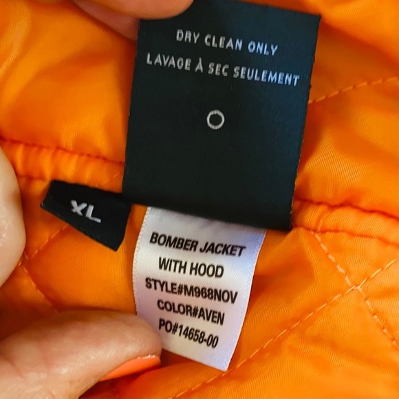 HUDSON Oversized Bomber/Flight Jacket EUC sz XL - Picture 12 of 14